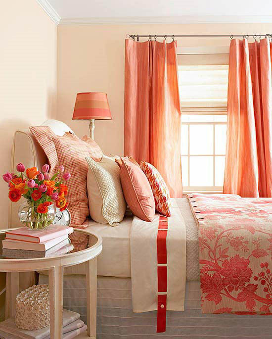 اتاق خواب هلویی