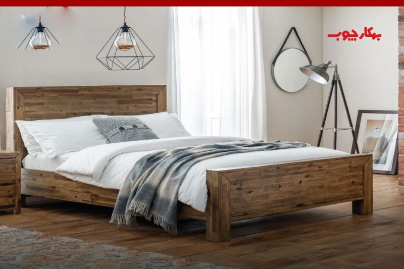 تخت خواب چوبی یا فلزی