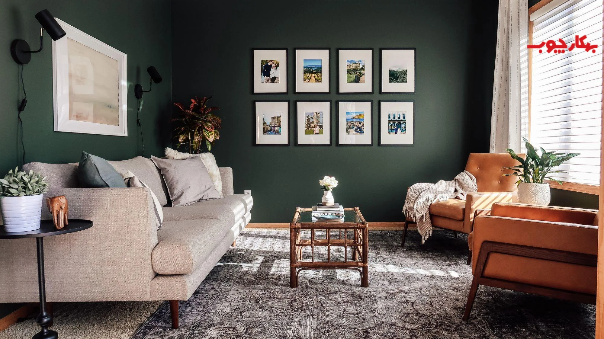 مدل دکوراسیون هال و پذیرایی مربع