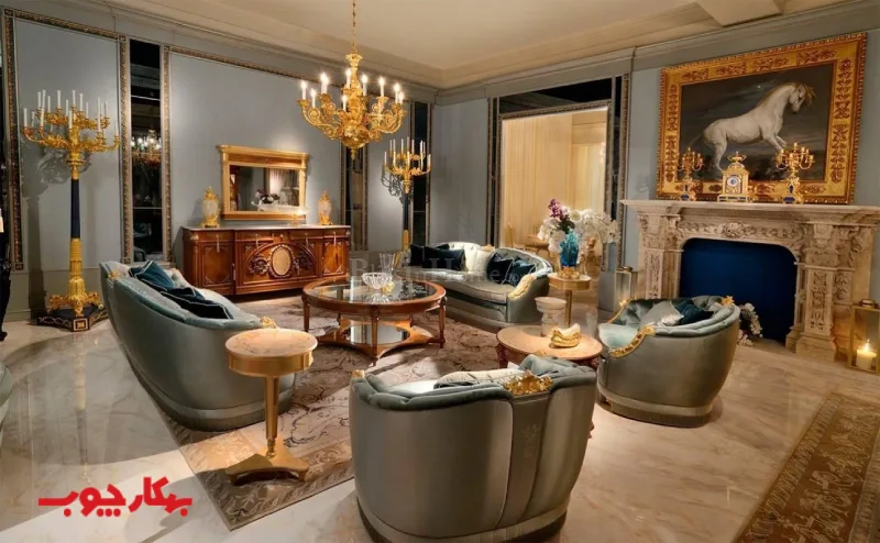 دکوراسیون پذیرایی ایرانی جدید