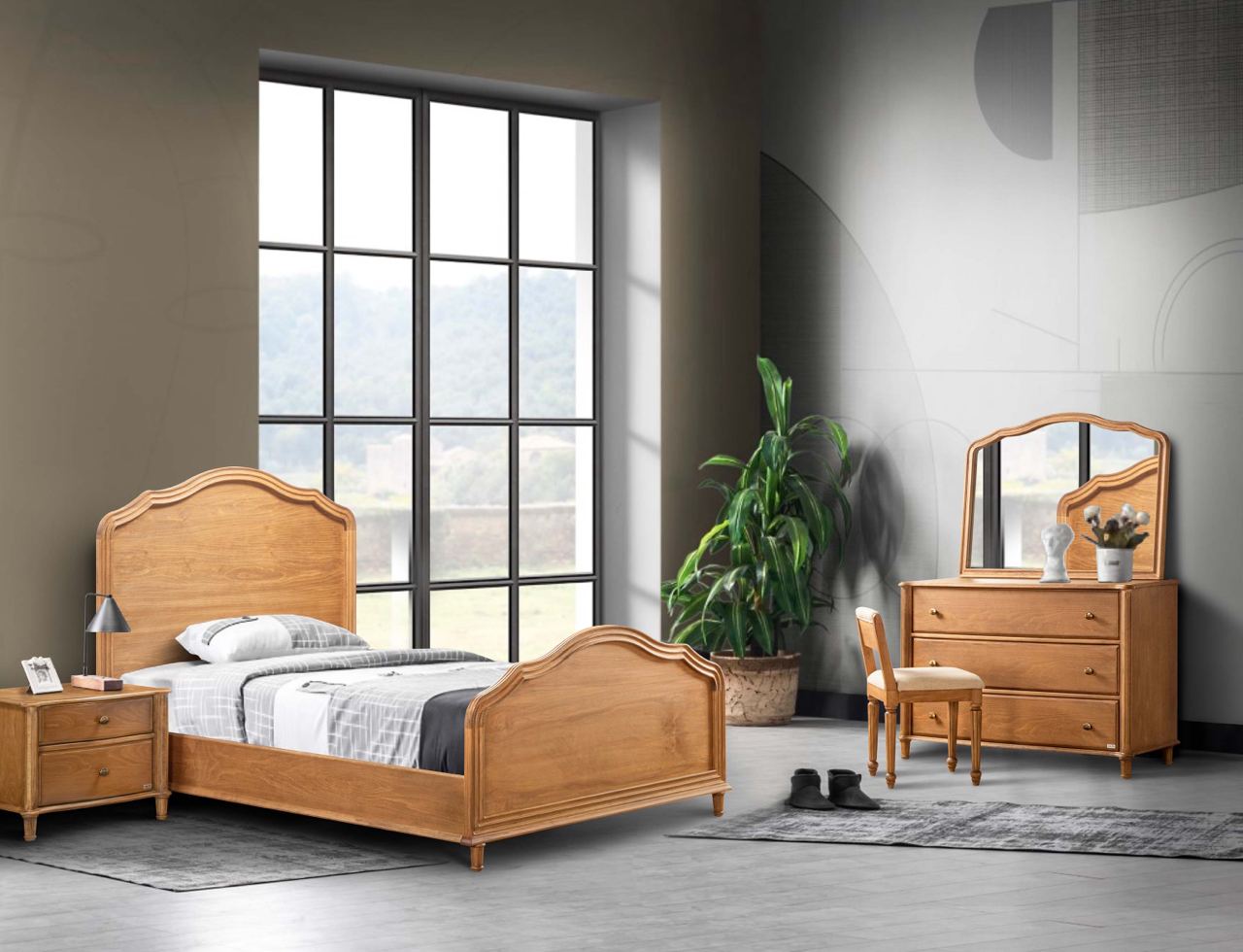 سرویس رومئو 120-میزآرایش 3 کشو رومئو