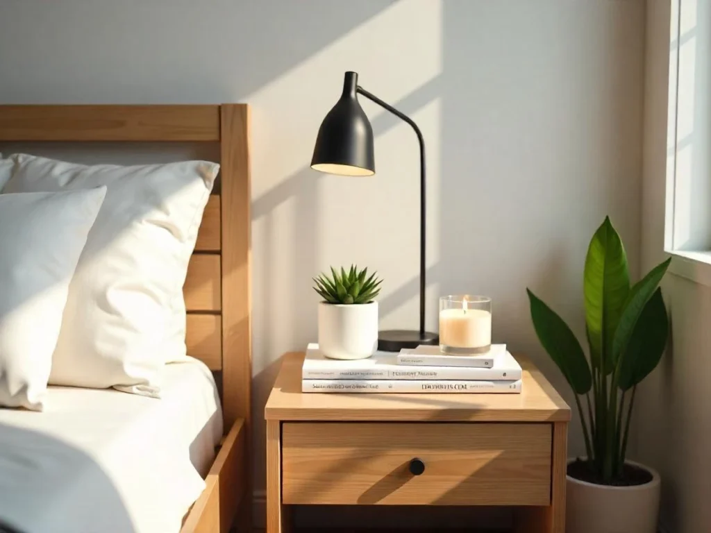 5 ایده کاربردی برای تزیین میز پاتختی