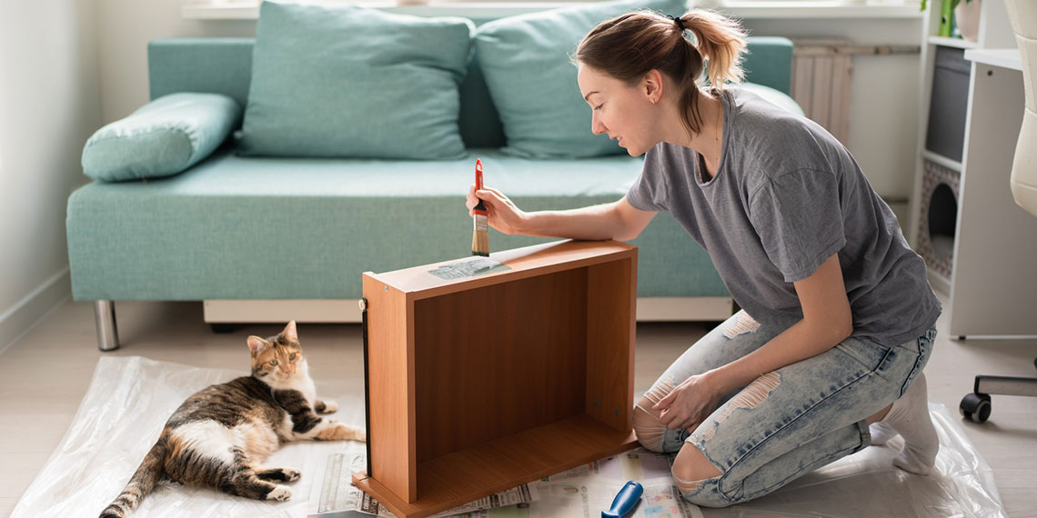 لکه گیری چوب